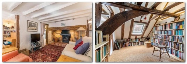 Former Three Mariners Inn, Southover High Street, Lewes, living room, and second floor room 1