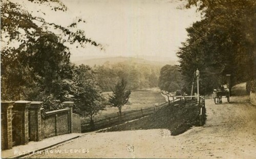 Rotten Row, Lewes, postcard