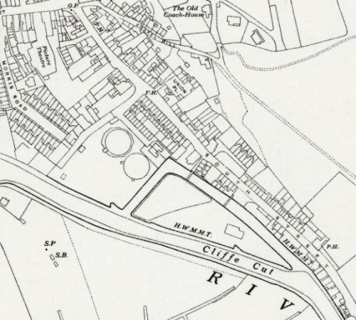OS map 1938 published 1945