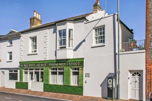 Former Red, White and Blue public house, 17-18 Friar's Walk, Lewes