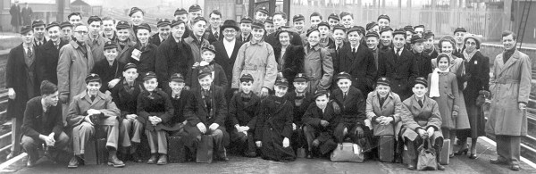 Lewes Boys' Grammar School visit to Blois, 1949